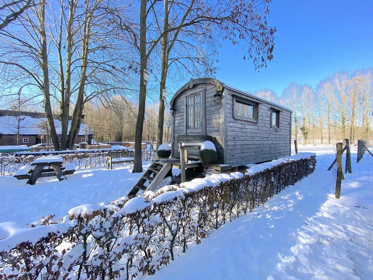 Pipowagen Het Oventje Villa Zeeland Luaran gambar